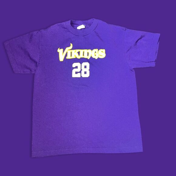 NFL Team Apparel Youth Adrian Peterson Mn Viking Number T Shirt Size Large - Picture 1 of 4